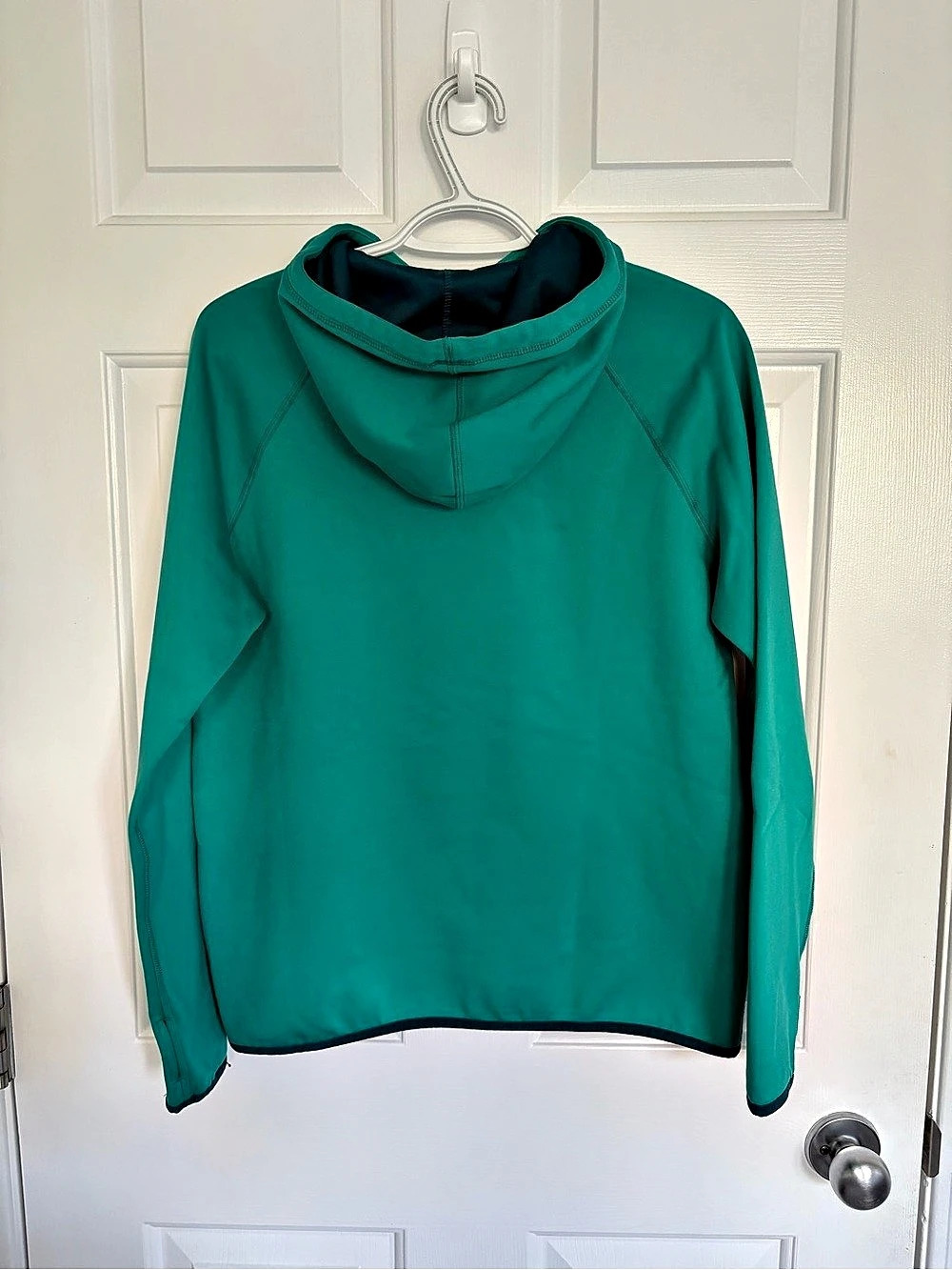 Nike Pro Dri-FIT Fleece Fitness Hoodie Green Medium - Picture 2 of 5